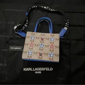 Karl Lagerfeld Leather Hand Bag with strap